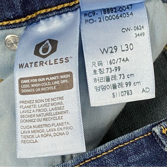 Levi's 721 High Rise Skinny Jeans Sz 29 - Picture 7 of 12